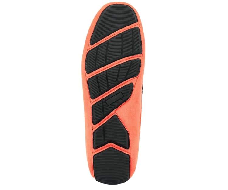 Amali Walken Men's Suede Driving Shoes Coral
