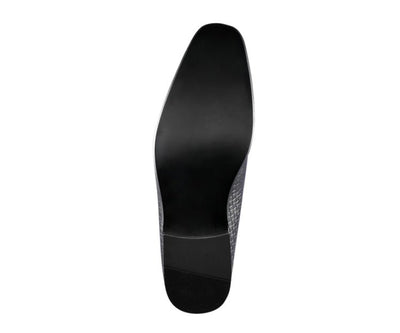 Amali Wren Elegant Dress Loafers Men’s Leather Black