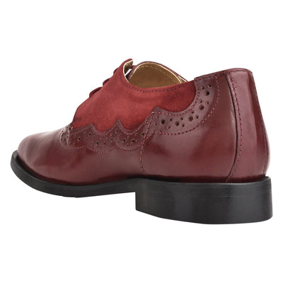 Liberty Zeno Amy Leather Suede Oxford Style Kids Dress Shoes