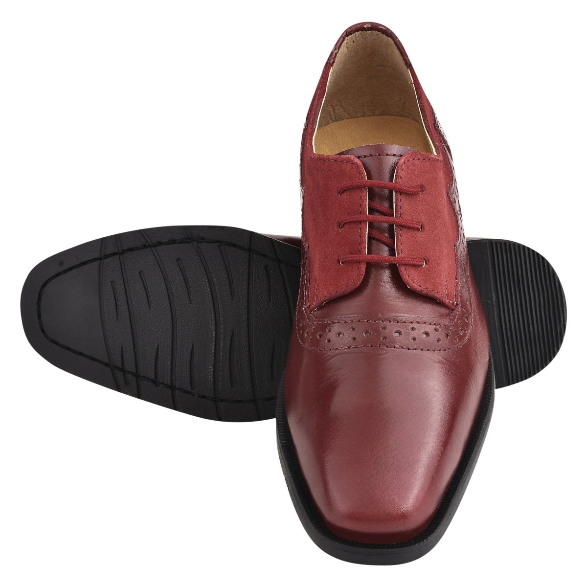 Liberty Zeno Amy Leather Suede Oxford Style Kids Dress Shoes