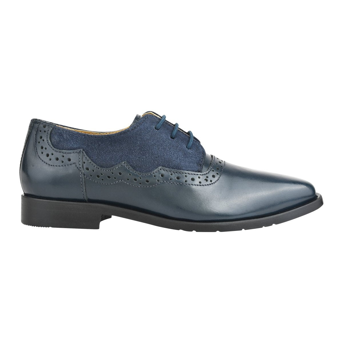 Liberty Zeno Amy Leather Suede Oxford Style Kids Dress Shoes