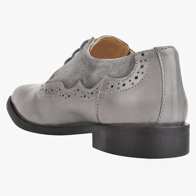 Liberty Zeno Amy Leather Suede Oxford Style Kids Dress Shoes