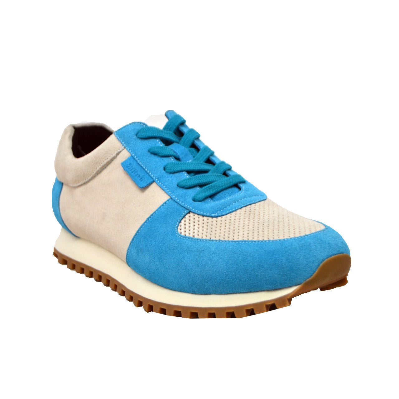 British Walkers Surrey Men's Aqua Low Top Sneakers view 2