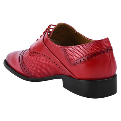 Liberty Zeno Anthony Genuine Leather Oxford Style Tread Design Dress Shoes