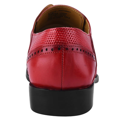 Liberty Zeno Anthony Genuine Leather Oxford Style Tread Design Dress Shoes