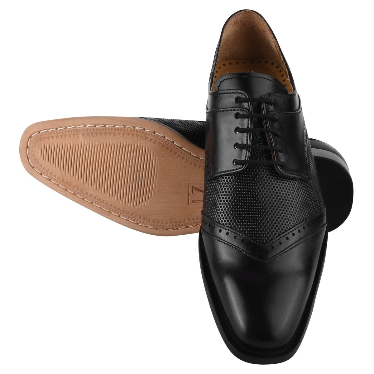 Liberty Zeno Anthony Genuine Leather Oxford Style Tread Design Dress Shoes