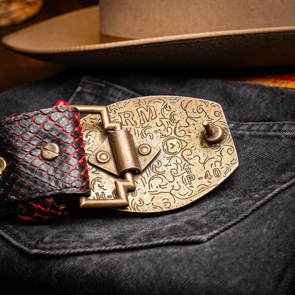 Marco Di Milano  Arkansas Belt BlackCherry – product view 7
