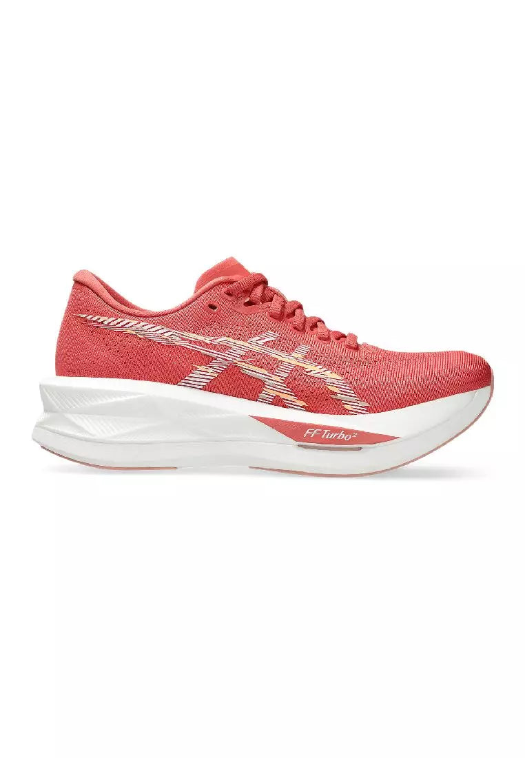 ASICS SONICBLAST Womens Running Shoes — Dark Pink Clay/White