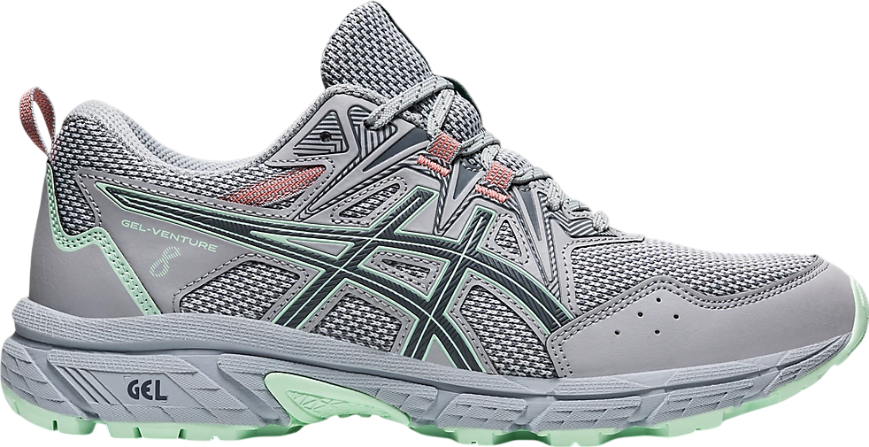ASICS GEL-VENTURE 8 Wide Womens Trail Running Shoes — Piedmont Grey/Metropolis