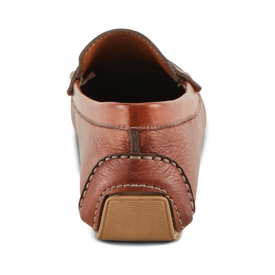 Spring Step Audette penny loafer in Brown, rear heel view