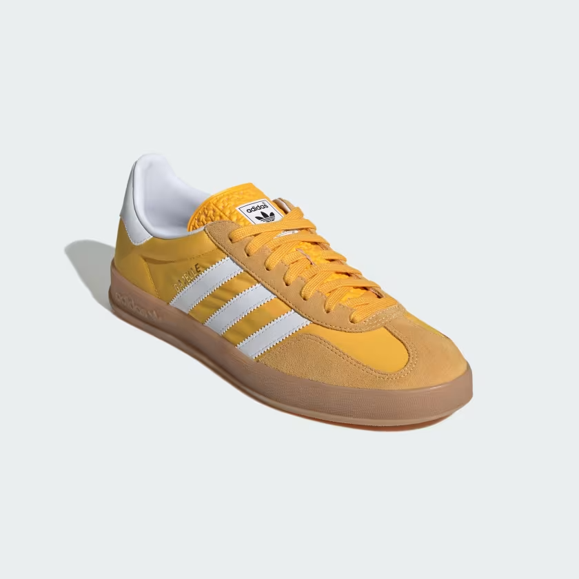 adidas Gazelle Indoor Men's Sneakers — Crew Yellow/White