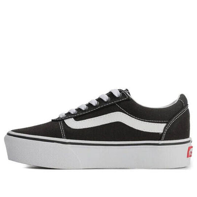 Vans Ward Women's Sneakers — Black/White Canvas