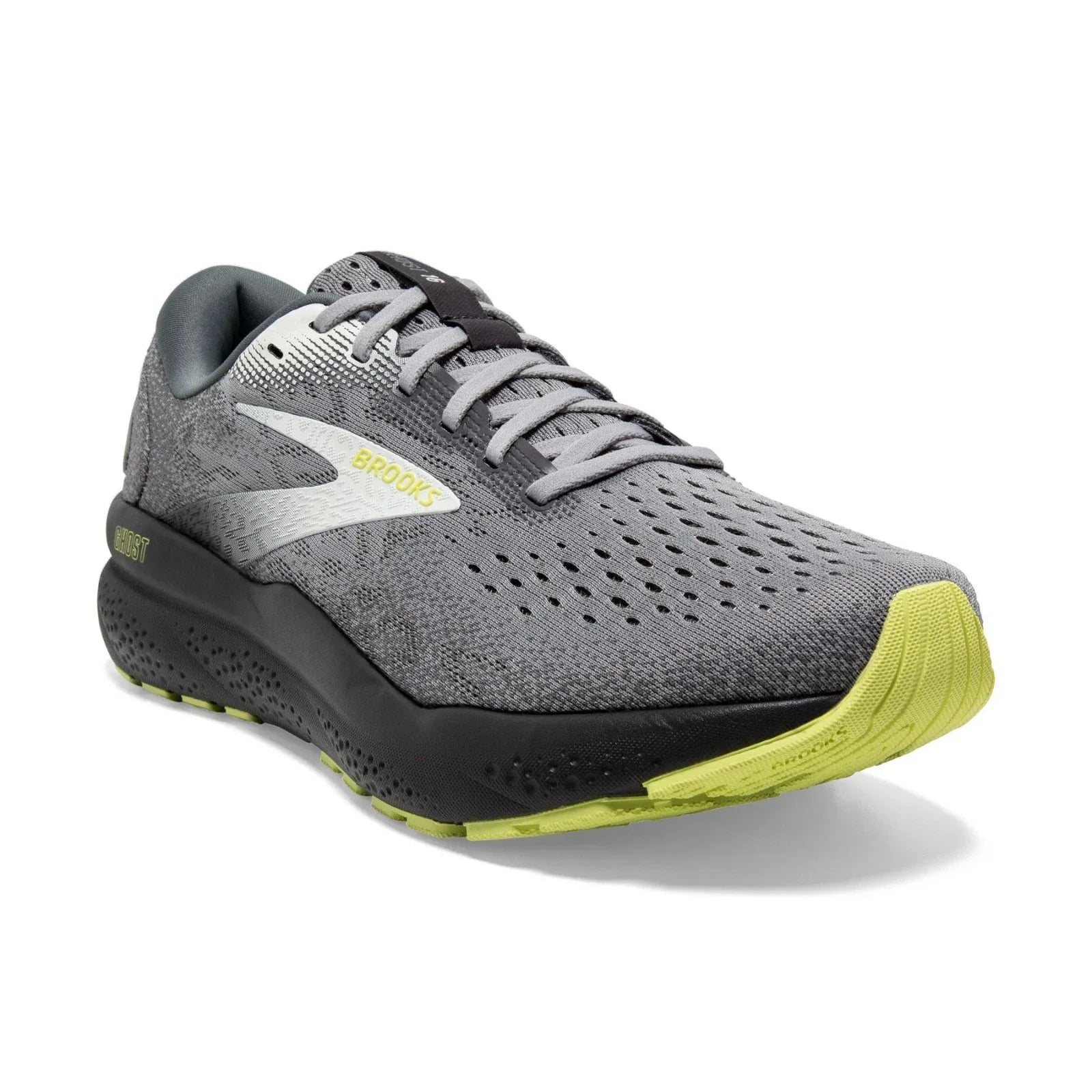 Brooks Ghost 16 Men's Sneakers — Primer Gray Running