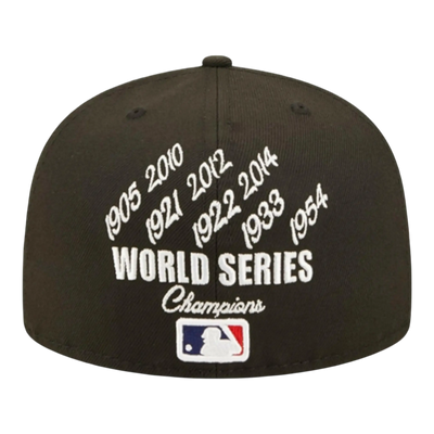 New Era San Francisco Giants Crown Champs WS Men Fitted Hat Black