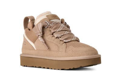 UGG Lowmel Womens Sneakers — Sand Suede Low-Top