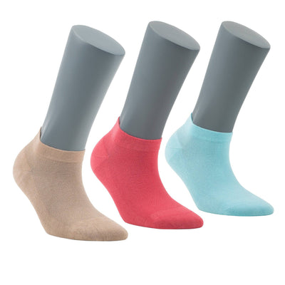 Women’s Bamboo Ankle Socks 12-Pack, Garden Mix