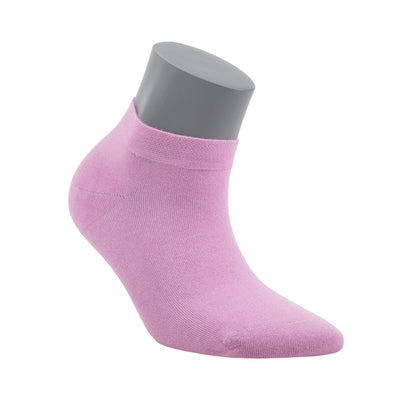 Women’s Bamboo Ankle Socks 6-Pack, Blue, Pink & Magenta