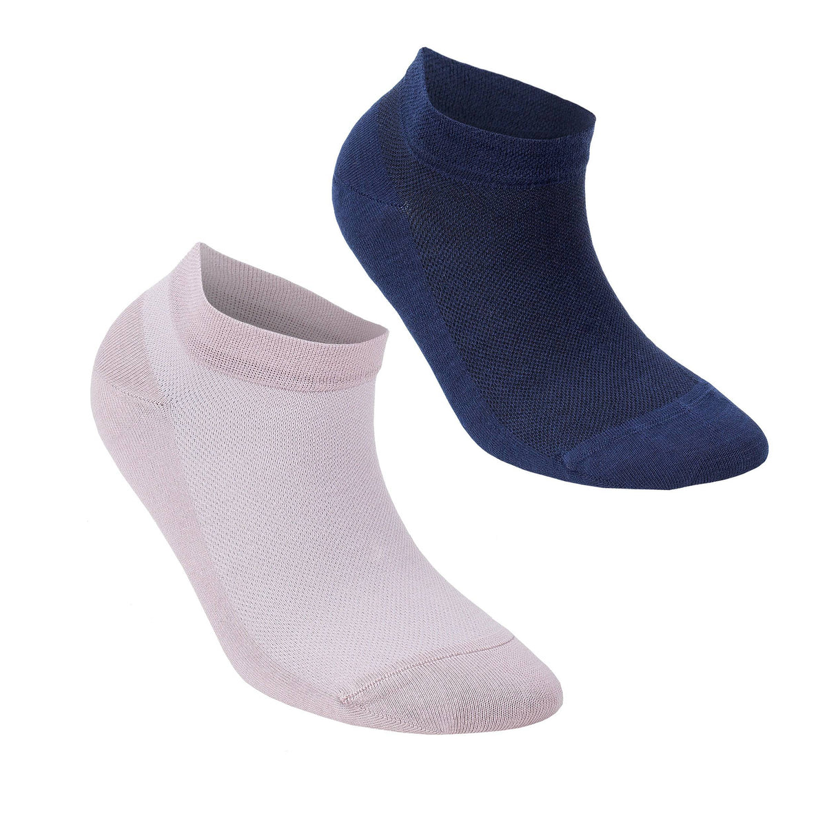 Women’s Bamboo Ankle Socks 8-Pack Gift Box, Berry & Navy