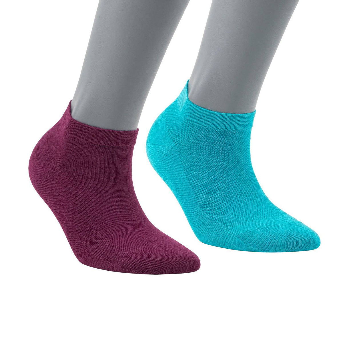 Women’s Bamboo Ankle Socks 8-Pack Gift Box, Jewel Mix