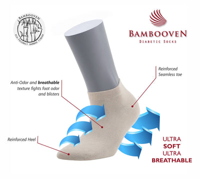 Women’s Bamboo Ankle Socks 8-Pack Gift Box, Pastels