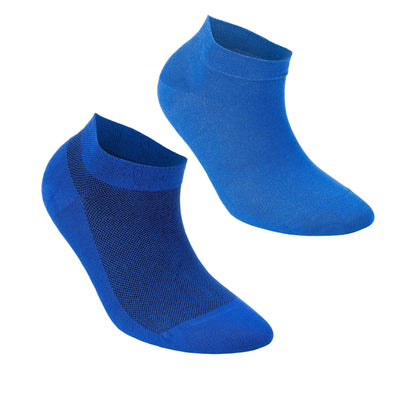 Women’s Bamboo Ankle Socks 8-Pack Gift Box, Ocean Blues