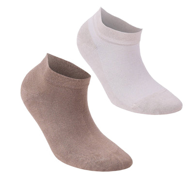 Women’s Bamboo Ankle Socks 8-Pack Gift Box, Warm Neutrals