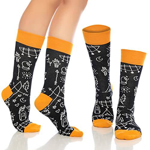 Fun Crew Socks 6-Pack, Cat Print