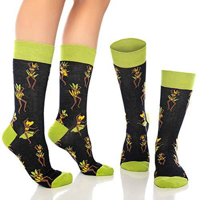 Fun Crew Socks 6-Pack, Cat Print