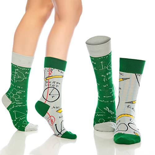 Fun Crew Socks 6-Pack, Coffee Print