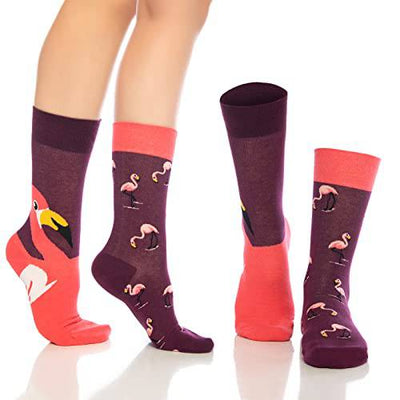 Fun Crew Socks 6-Pack, Coffee Print