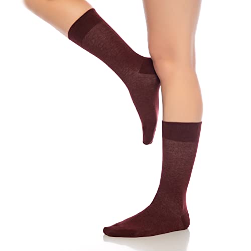 Crew Socks 6-Pack, Solid Dark Tones