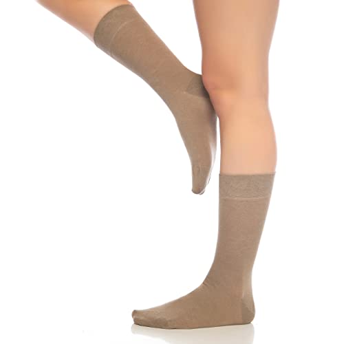 Crew Socks 6-Pack, Solid Dark Tones