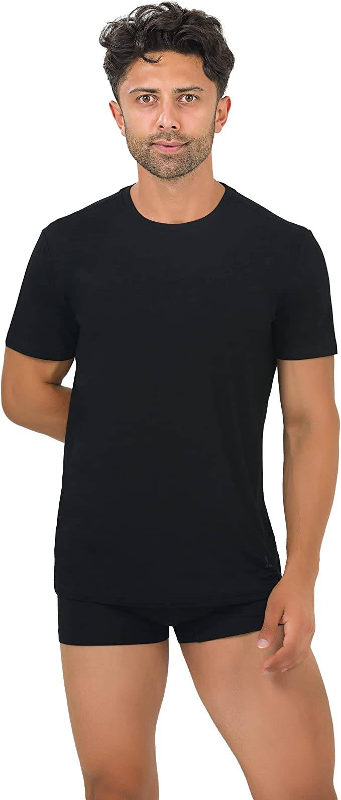 Men’s Bamboo Crew Neck Undershirts 3-Pack