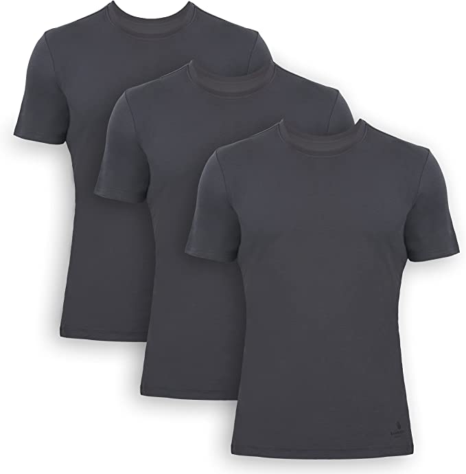 Men’s Bamboo Crew Neck Undershirts 3-Pack