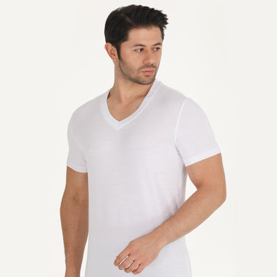 Men’s Bamboo V-Neck Undershirts 3-Pack