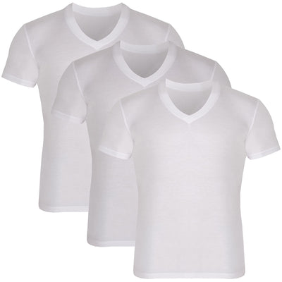 Men’s Bamboo V-Neck Undershirts 3-Pack