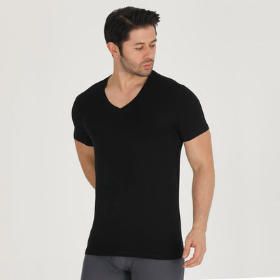 Men’s Bamboo V-Neck Undershirts 3-Pack