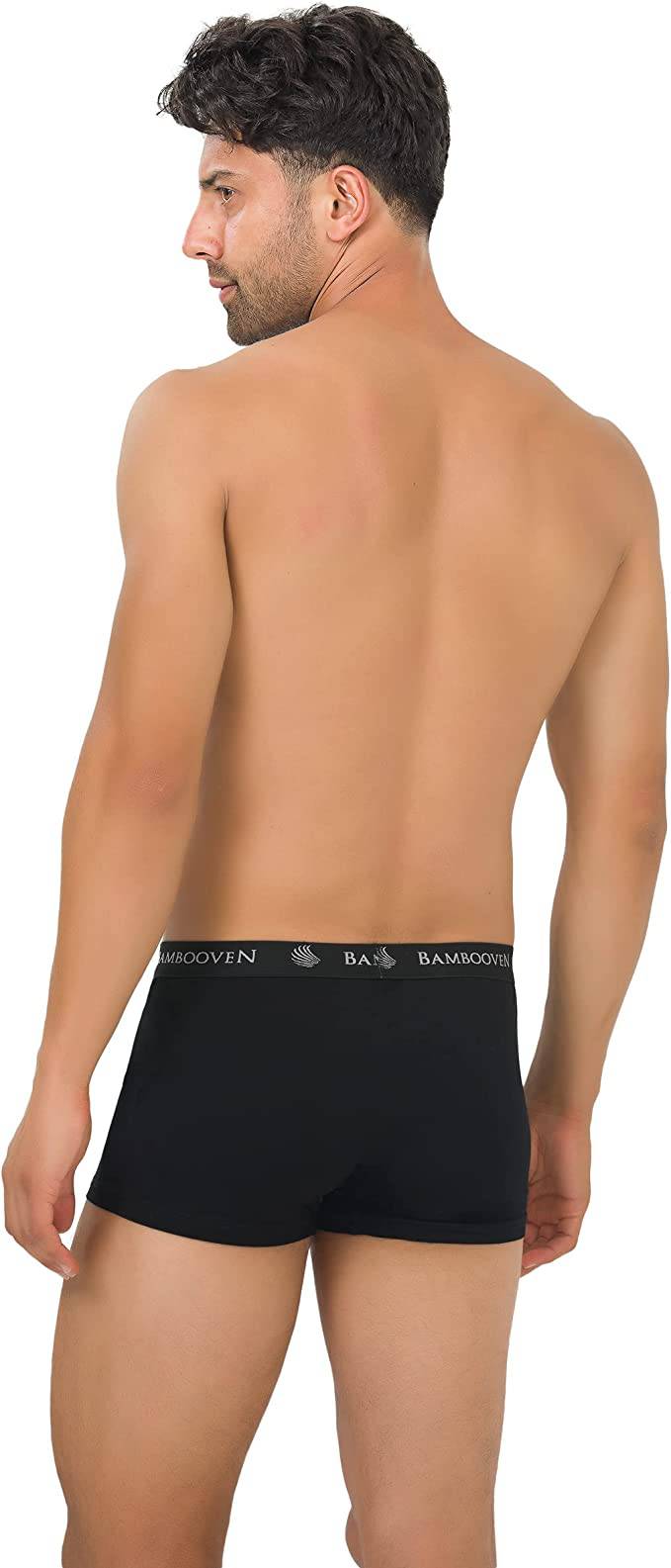 Men’s Bamboo Trunks with Pouch 4-Pack – product view 26