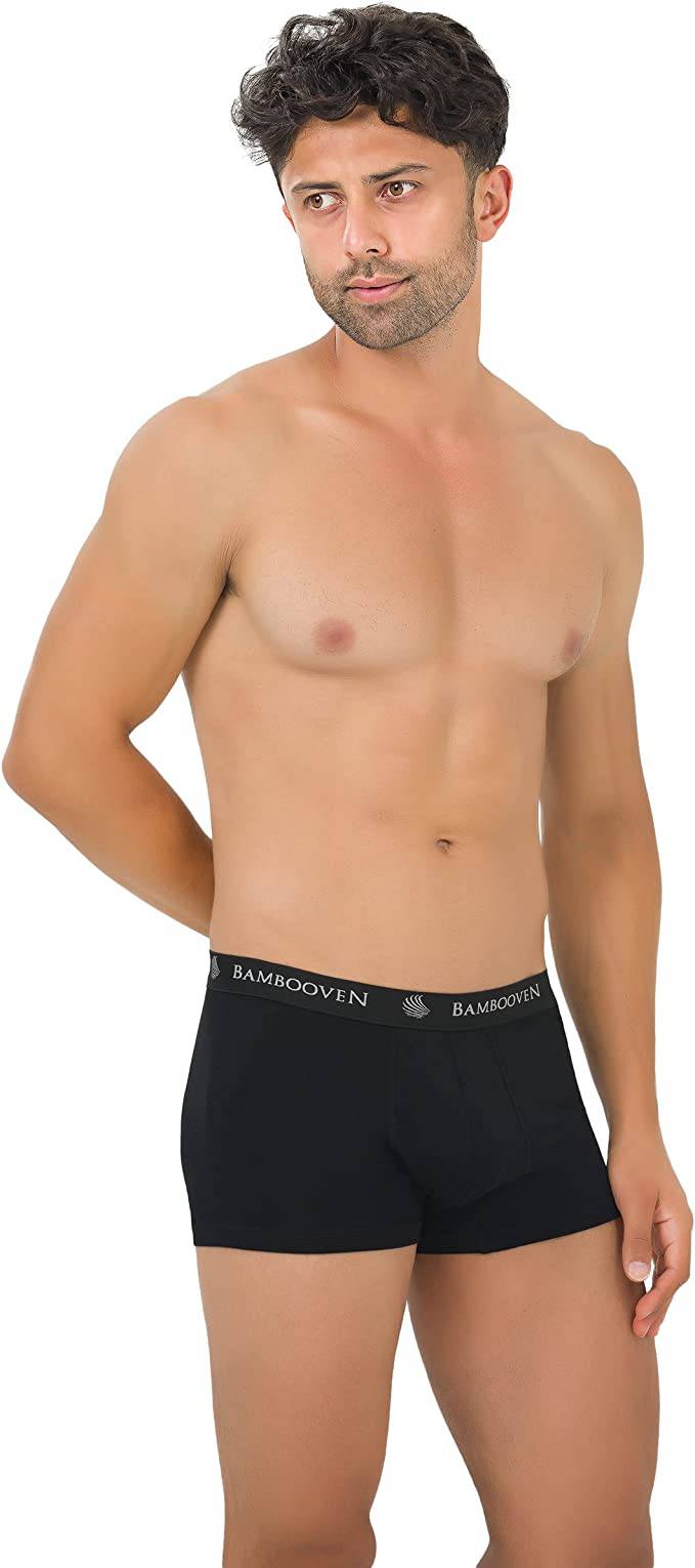 Men’s Bamboo Trunks with Pouch 4-Pack – product view 25