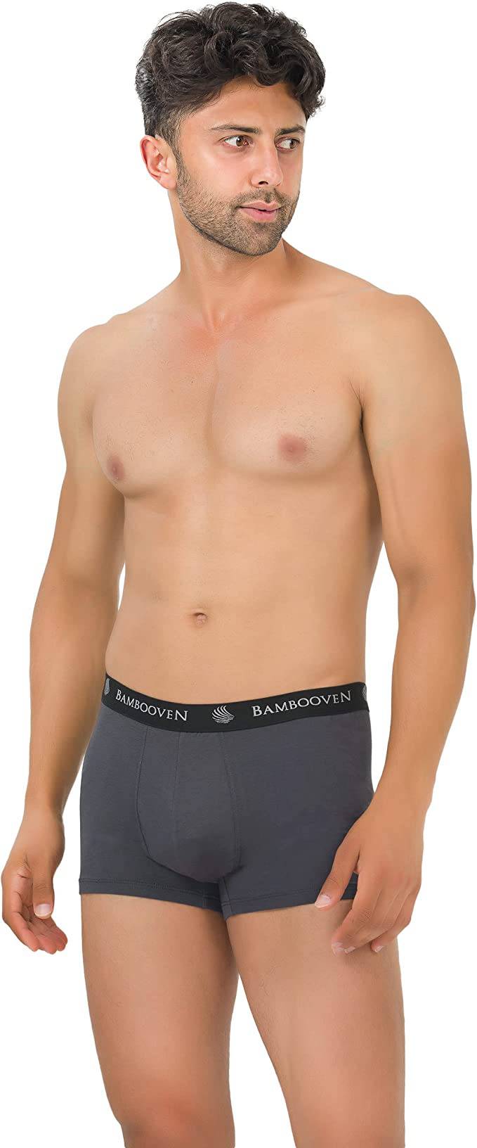 Men’s Bamboo Trunks with Pouch 4-Pack – product view 5