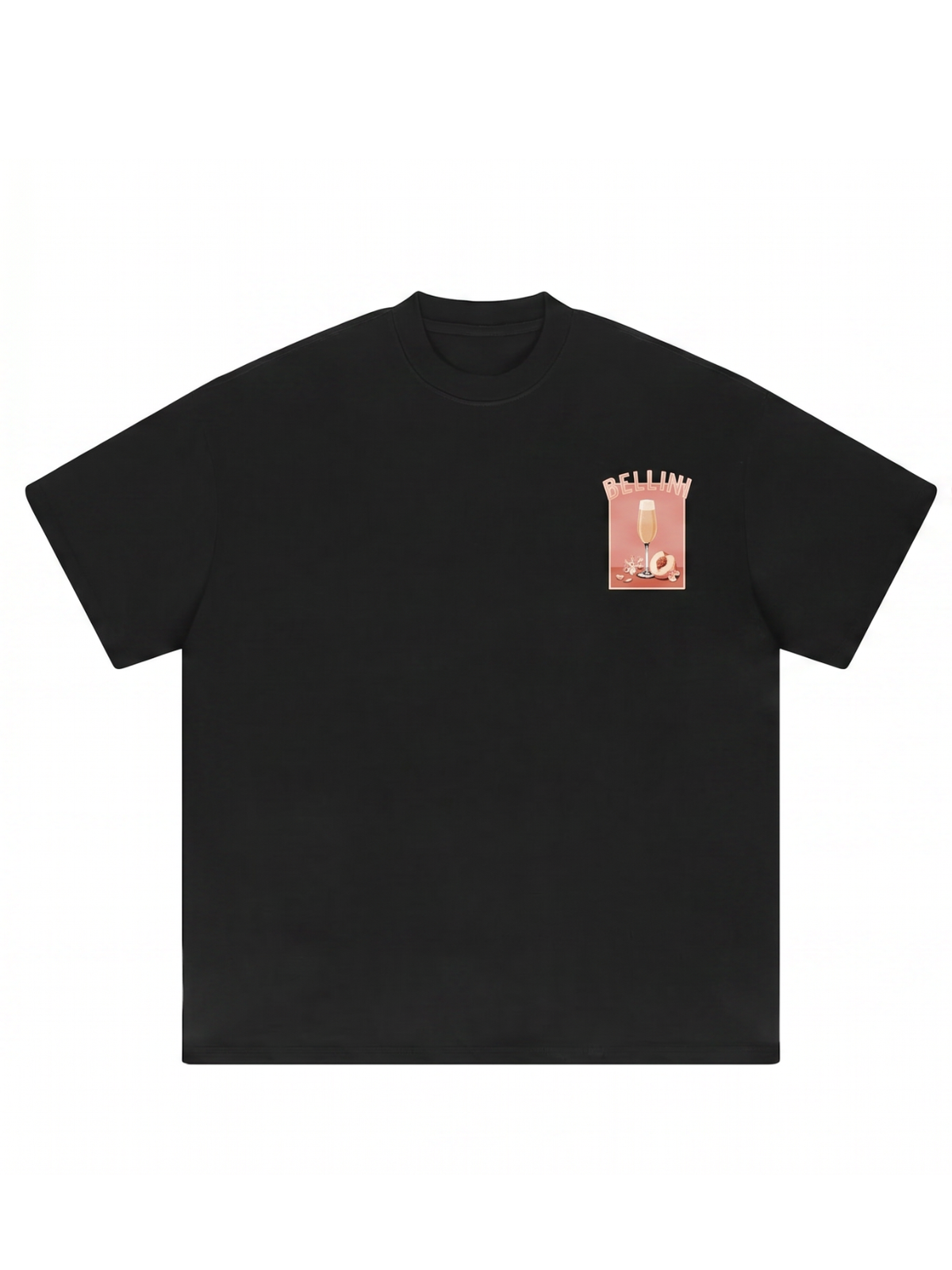 Apollo Moda  Bellini Oversized Heavyweight Graphic Tee – product view 3