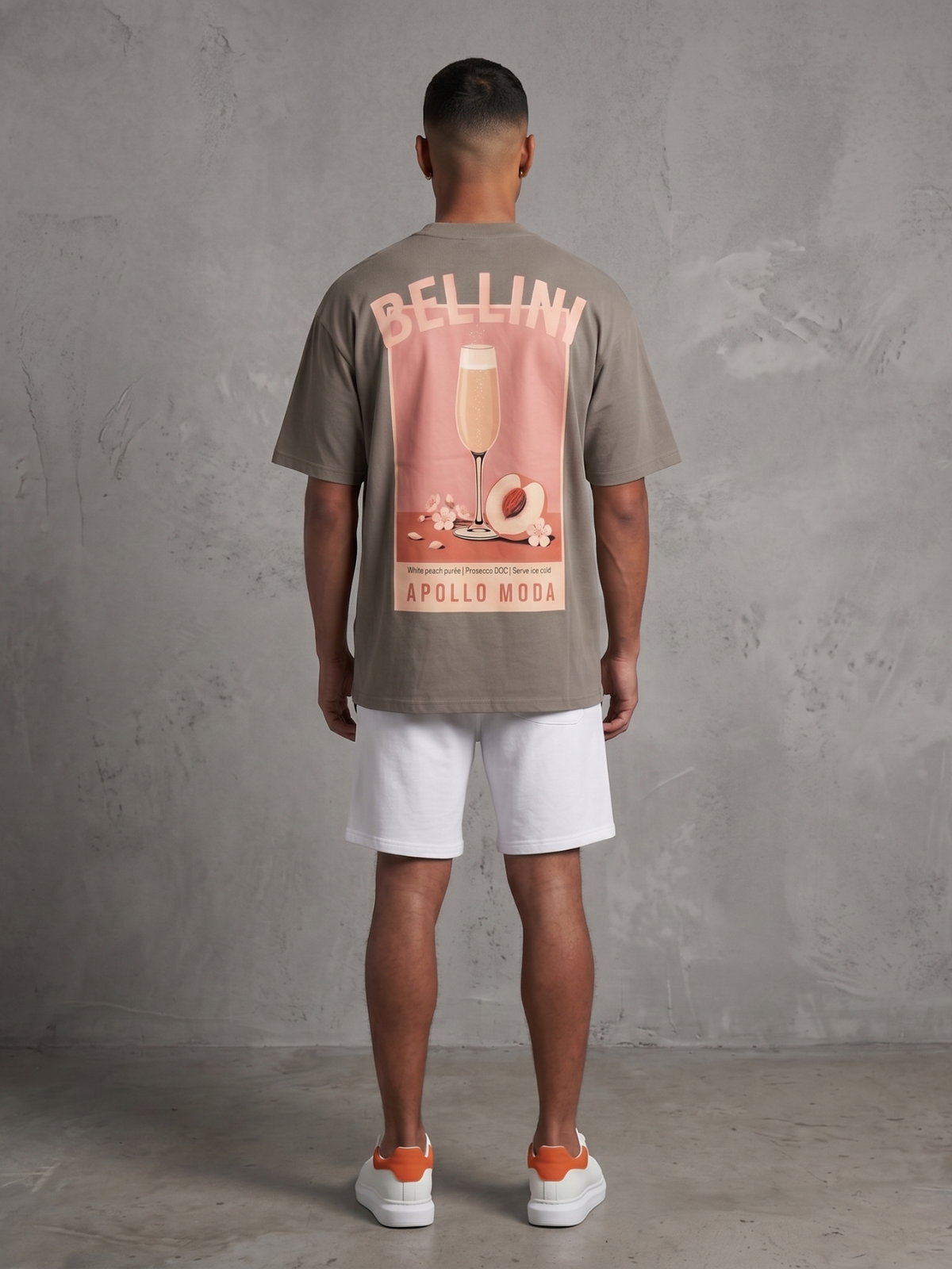 Apollo Moda  Bellini Oversized Heavyweight Graphic Tee – product view 4