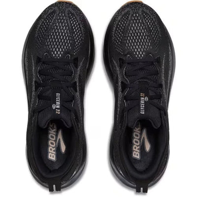 Brooks Glycerin 22 Men's Sneakers — Black/Primer Gray Running
