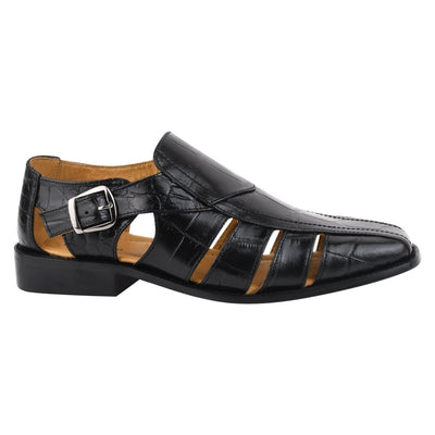 Liberty Zeno Bidwill Genuine Leather Fisherman Flat Sandals