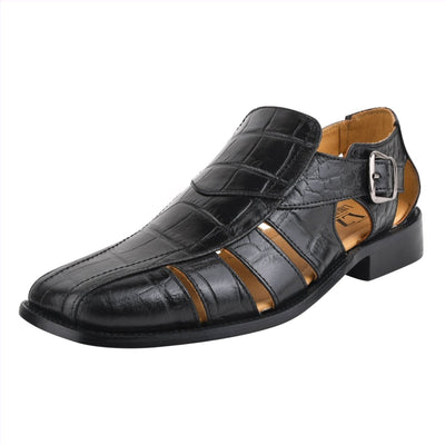 Liberty Zeno Bidwill Genuine Leather Fisherman Flat Sandals
