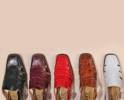 Liberty Zeno Bidwill Genuine Leather Fisherman Flat Sandals