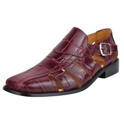Liberty Zeno Bidwill Genuine Leather Fisherman Flat Sandals