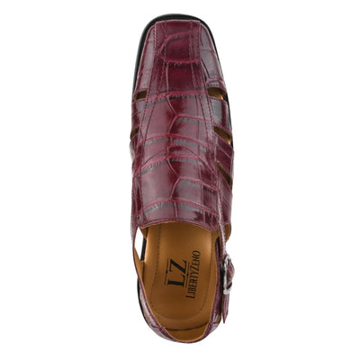 Liberty Zeno Bidwill Genuine Leather Fisherman Flat Sandals
