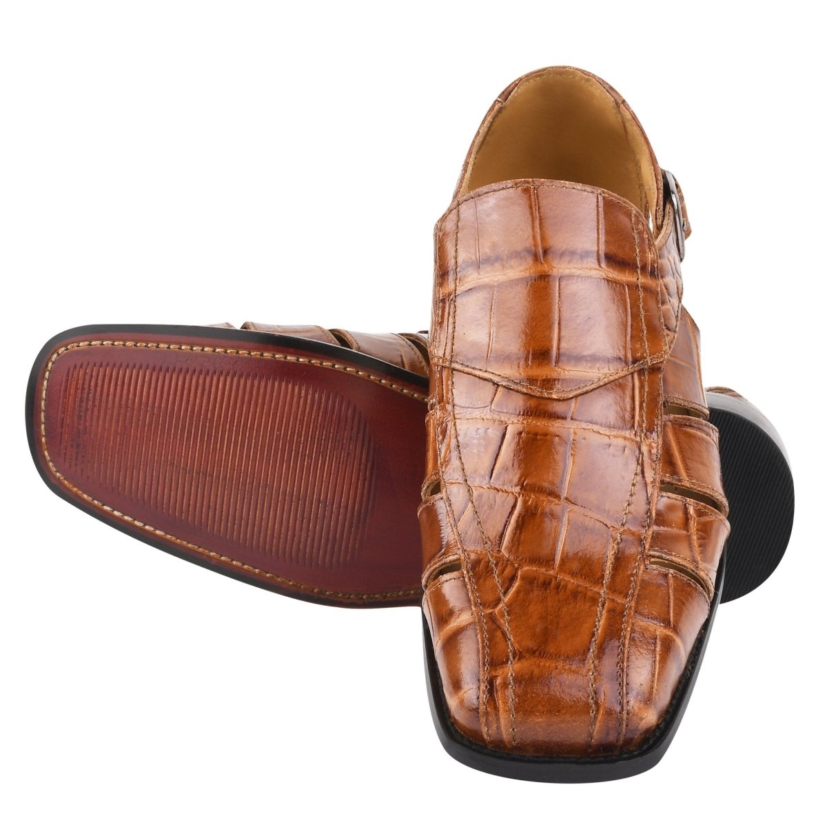 Liberty Zeno Bidwill Genuine Leather Fisherman Flat Sandals