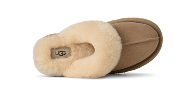 UGG Disquette Womens Platform Slippers — Sand Suede